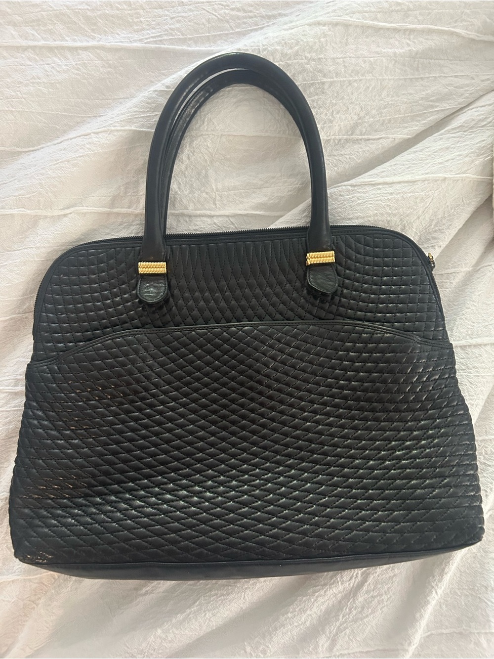 Bally Black Leather Tote Bag